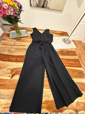 Adelynn Jumpsuit by Mud Pie- Black, Size Large, NEW